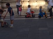 Kids at play in Sutri square
